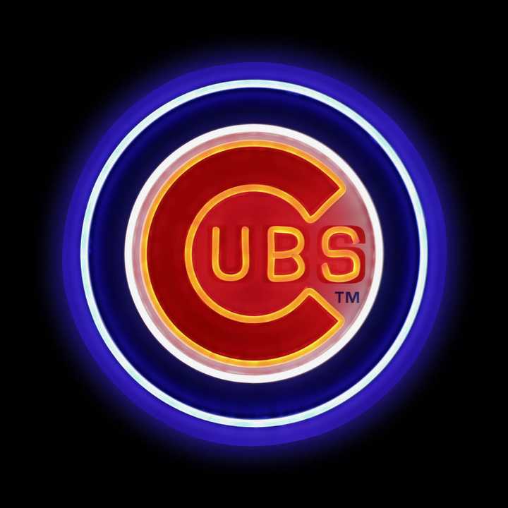 Chicago Cubs LED Neon Sign by Forever Collectibles Signs FOREVER COLLECTIBLES