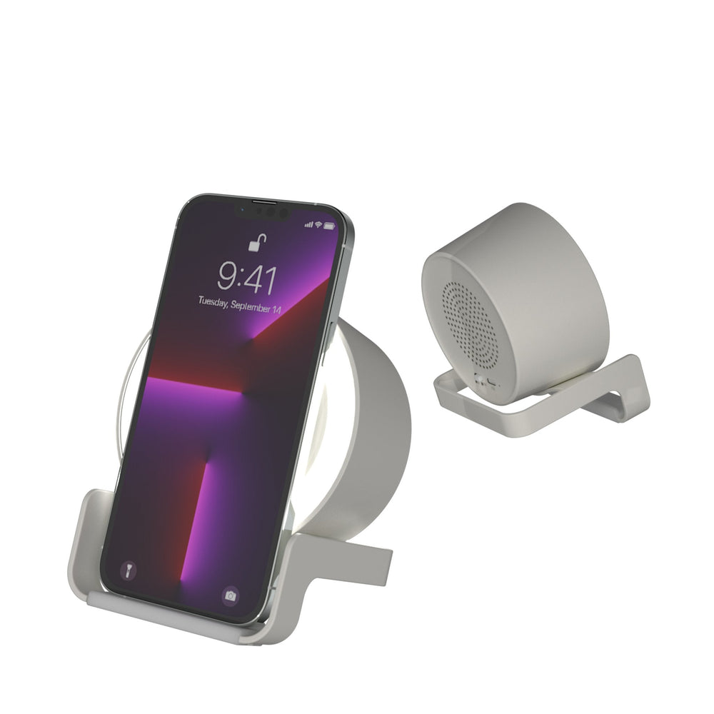 Chicago Cubs Linen Night Light Charger and Bluetooth Speaker Chargers and Powerbanks Keyscaper
