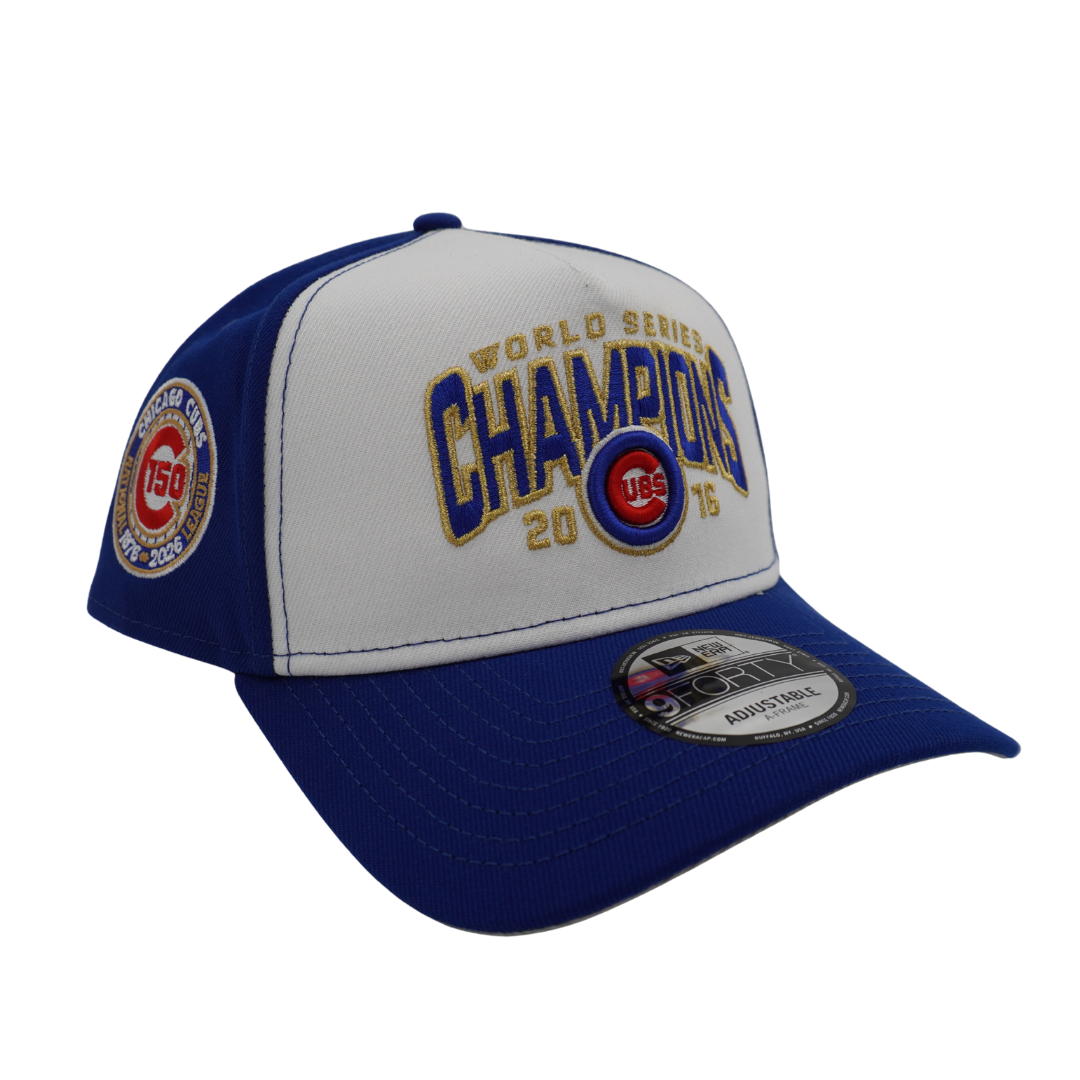 Chicago Cubs 150th Anniversary 2016 World Series 940 Snapback Cap by New Era Cap New Era