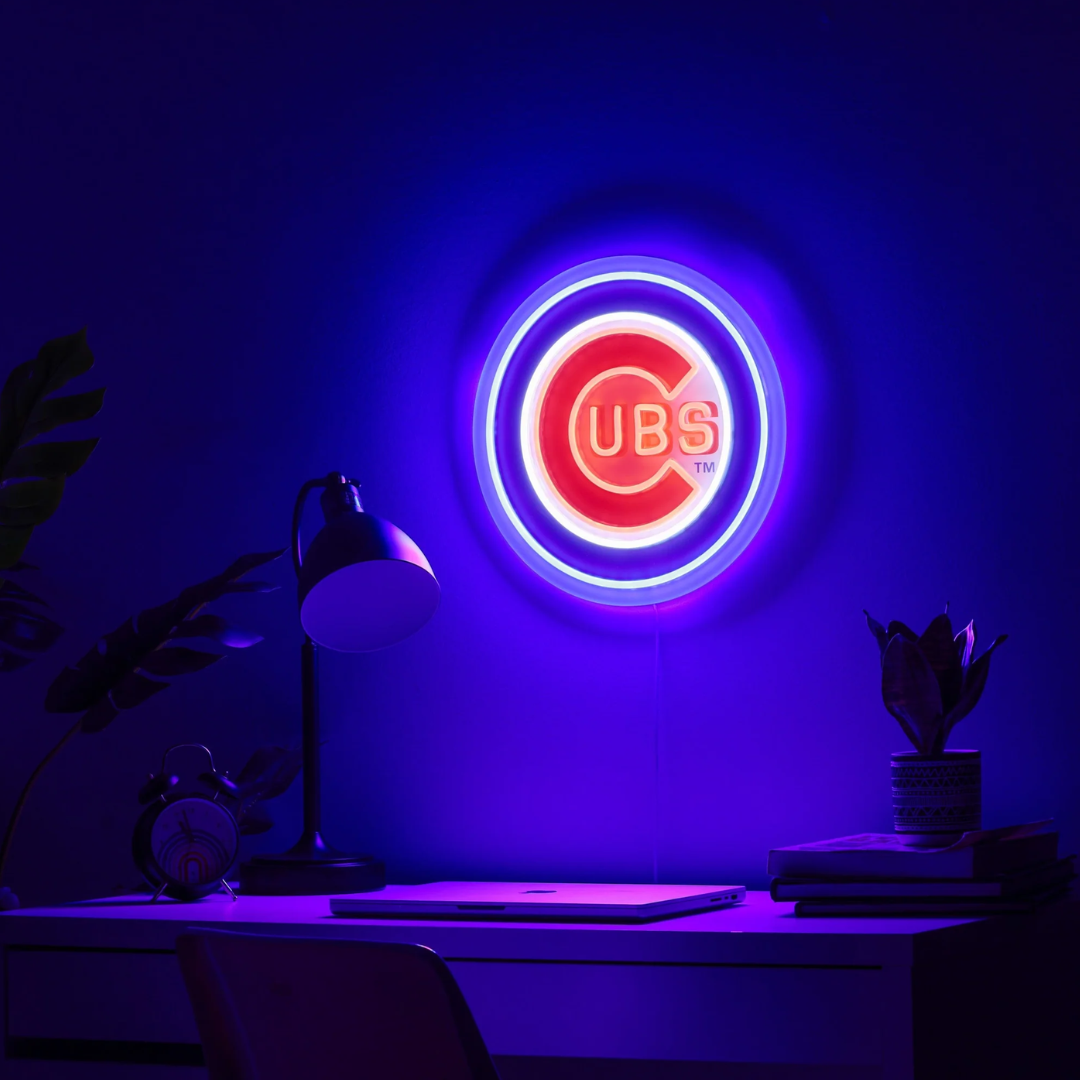 Chicago Cubs LED Neon Sign by Forever Collectibles Signs FOREVER COLLECTIBLES