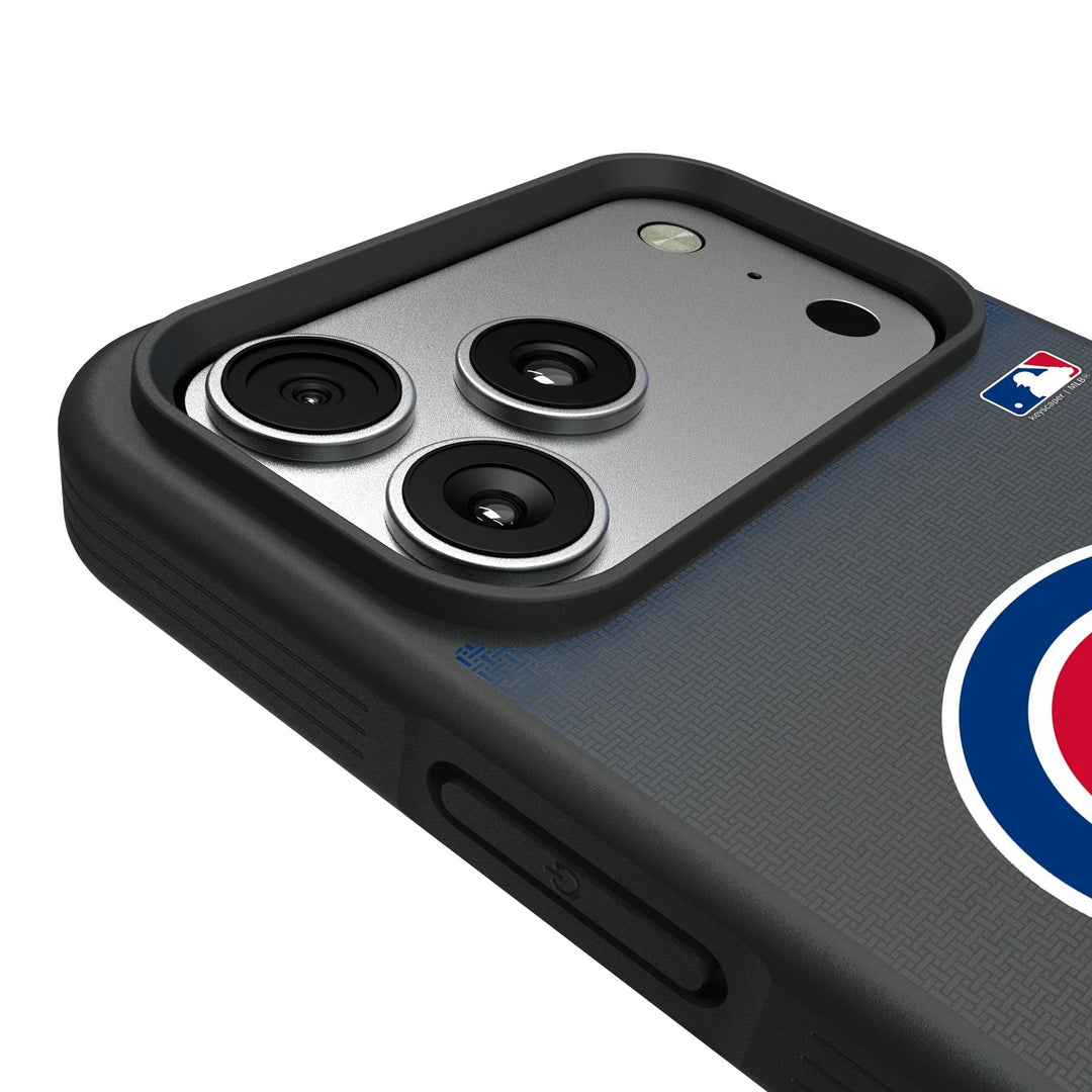 Chicago Cubs Linen Bump Phone Case for Apple iPhone 17 Series Phone Cases Keyscaper