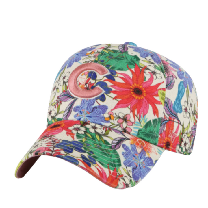 CHICAGO CUBS '47 WOMEN'S POLLINATOR FLORAL ADJUSTBALE CAP