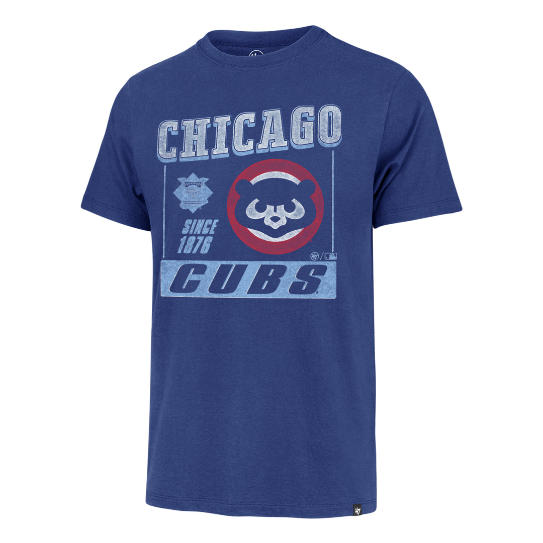 Chicago Cubs 1984 Bear 47 Brand Outlast Blue Tee  Ivy Shop