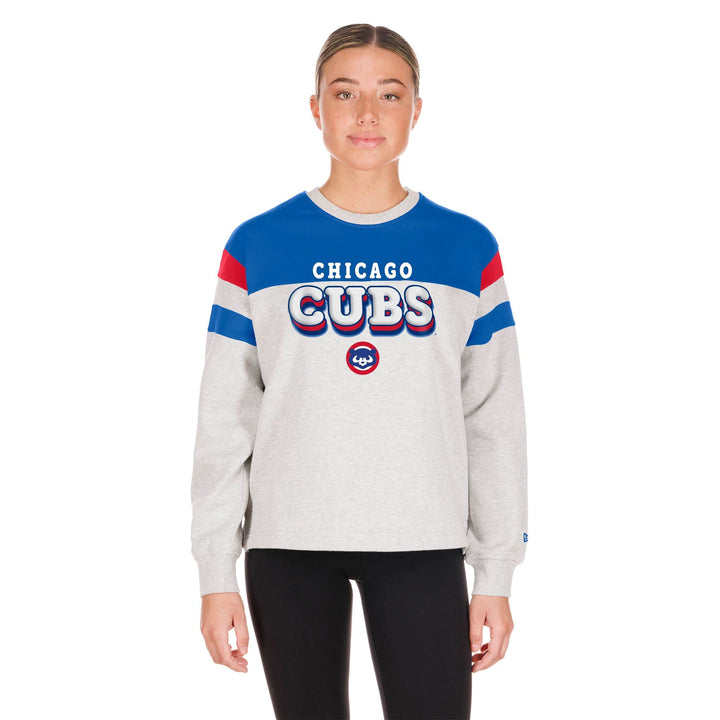 CHICAGO CUBS NEW ERA WOMEN'S 1984 BEAR CREWNECK SWEATSHIRT