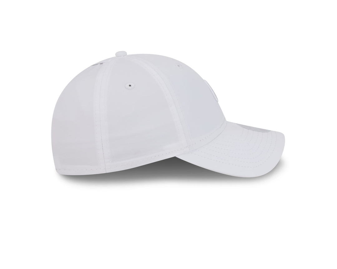 CHICAGO CUBS NEW ERA WOMEN'S WHITE C LOGO ADJUSTABLE PONYTAIL CAP