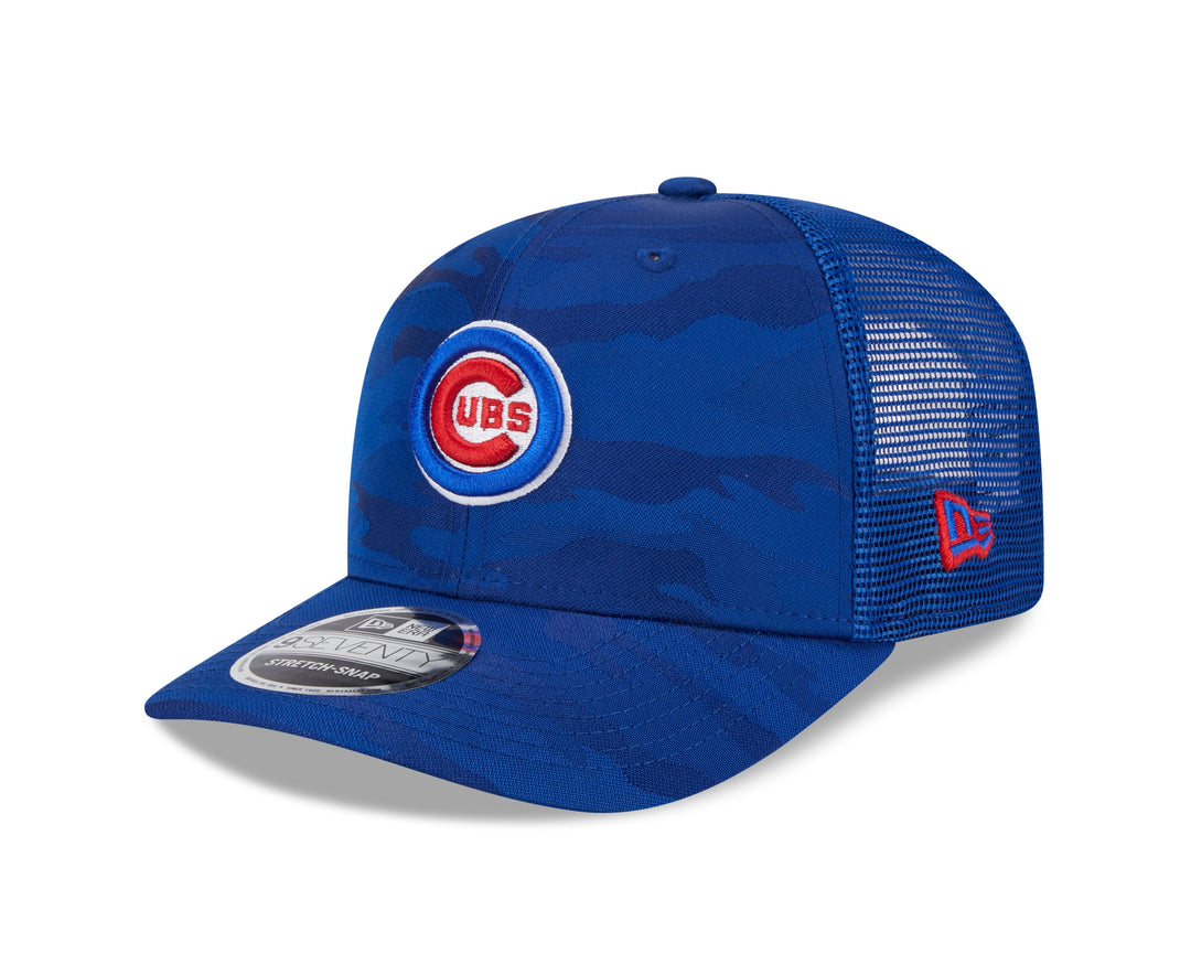 Chicago Cubs New Era Bullseye Royal Blue Camo 9Seventy Snapback Cap Caps NEW ERA CAP COMPANY INC