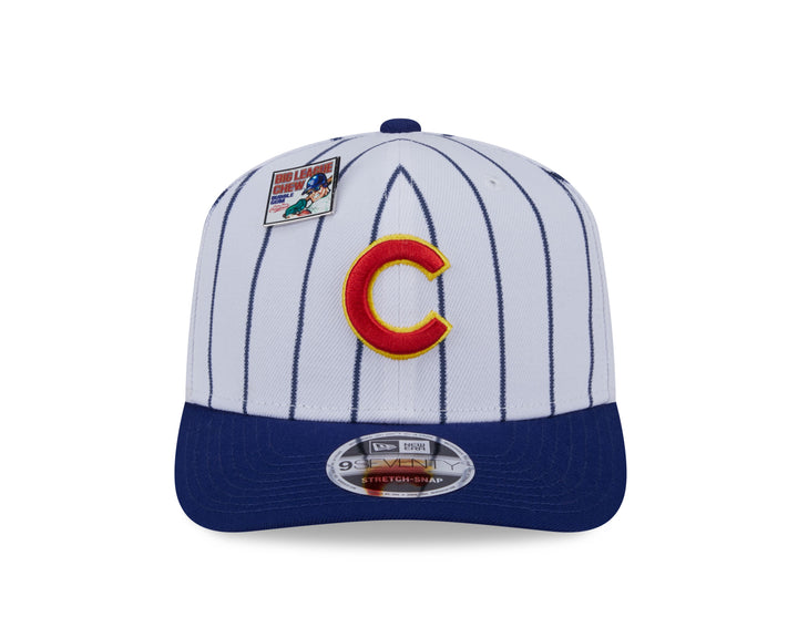 CHICAGO CUBS NEW ERA BIG LEAGUE CHEW PINSTRIPE 9SEVENTY SNAPBACK CAP