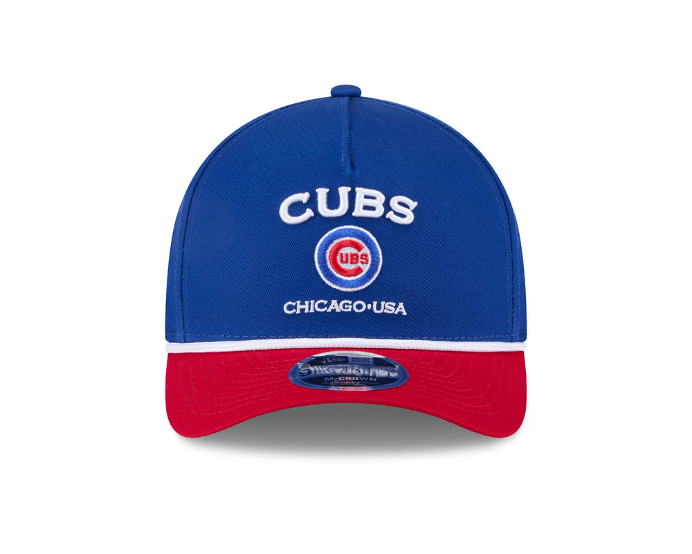 Chicago Cubs Logo Two Tone Rope 9Forty Cap By New Era NEW ERA CAP COMPANY INC