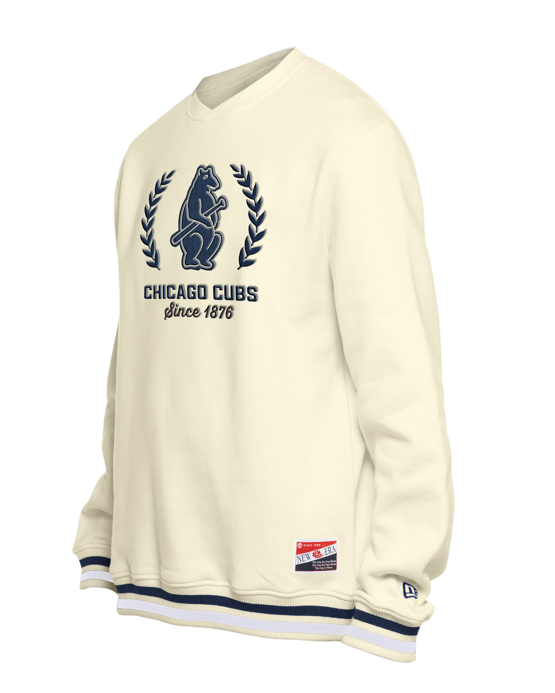 Chicago Cubs 1914 Throwback Crewneck Cream by New Era Sweatshirts & Hoodies NEW ERA CAP COMPANY INC