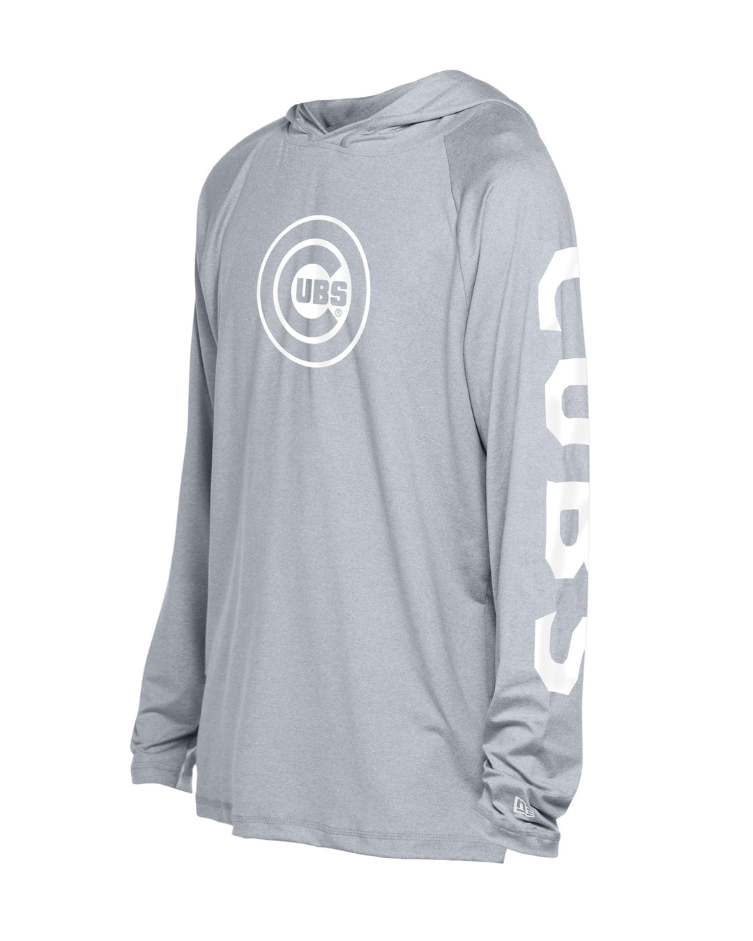 Chicago Cubs Logo Leisure Hoodie Grey by New Era Sweatshirts & Hoodies NEW ERA CAP COMPANY INC