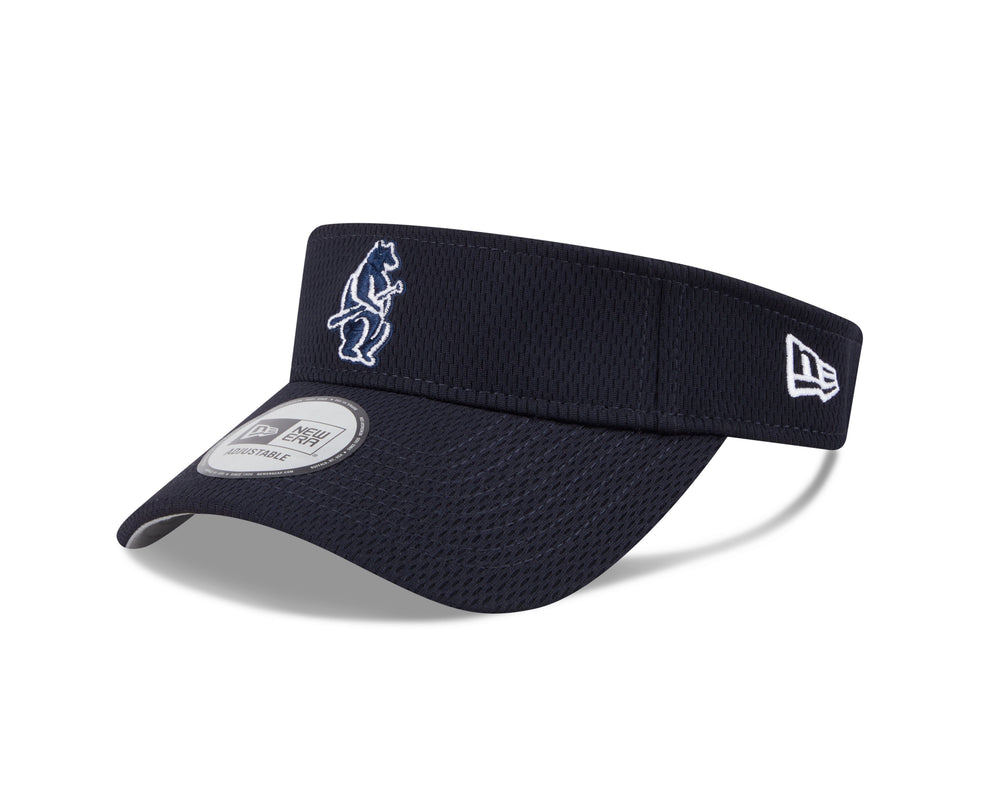 Chicago Cubs 1914 Structured Low Profile Navy Visor by New Era CAPS NEW ERA CAP COMPANY INC