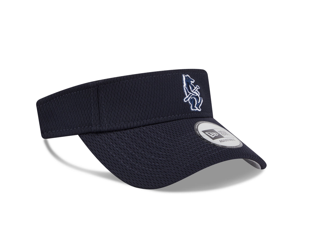 Chicago Cubs 1914 Structured Low Profile Navy Visor by New Era CAPS NEW ERA CAP COMPANY INC