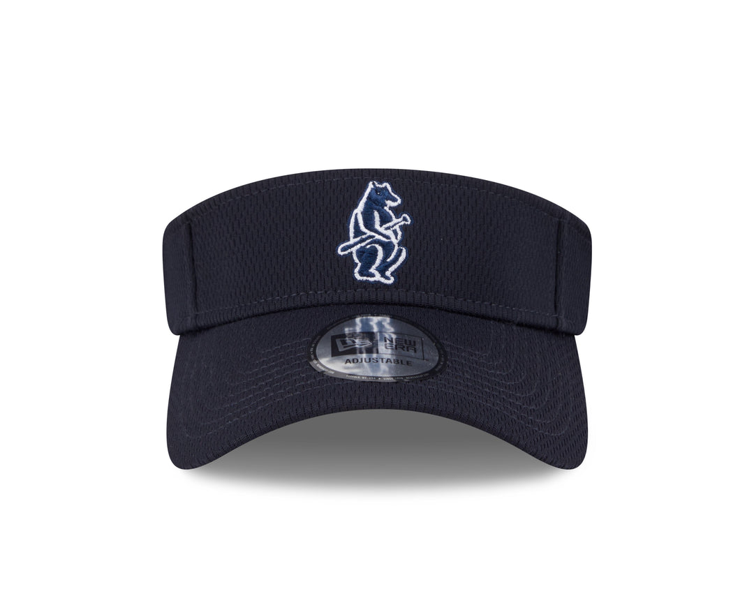 Chicago Cubs 1914 Structured Low Profile Navy Visor by New Era CAPS NEW ERA CAP COMPANY INC