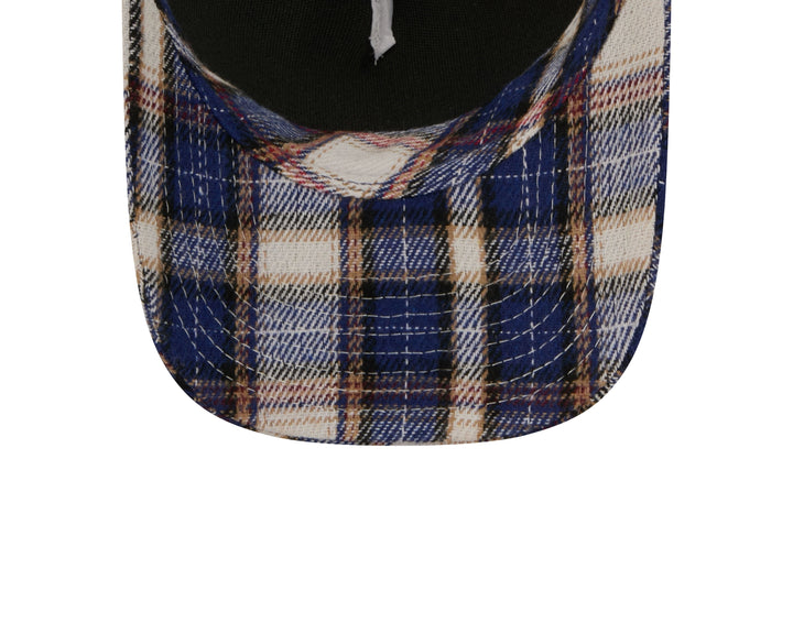 Chicago Cubs Plaid Patch Adjustable Cap by New Era CAPS NEW ERA CAP COMPANY INC