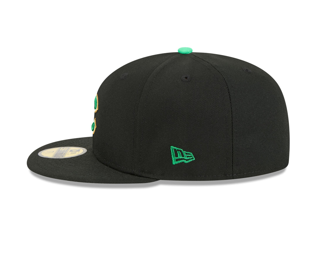 Chicago Cubs 2026 St. Patrick's Day Black 59FIFTY Fitted Cap by New Era