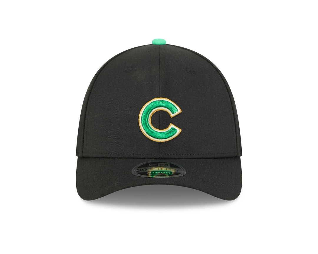 Chicago Cubs 2026 St. Patrick's Day Black 39Thirty Cap by New Era