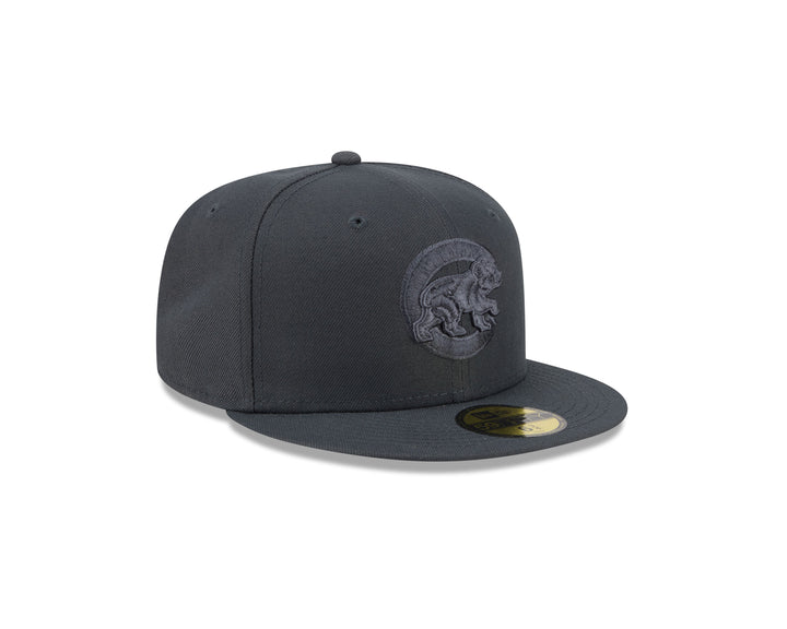 Chicago Cubs Walking Bear Two-Tone Black 59FIFTY Cap by New Era Caps NEW ERA CAP COMPANY