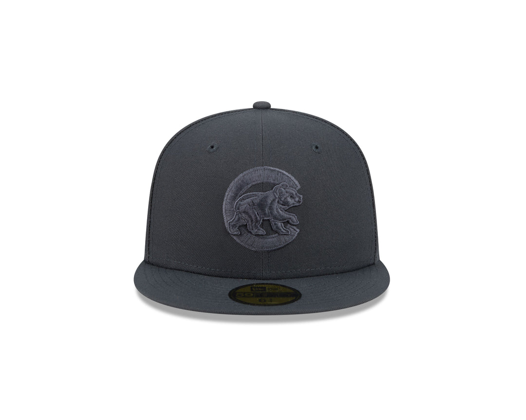 Chicago Cubs Walking Bear Two-Tone Black 59FIFTY Cap by New Era Caps NEW ERA CAP COMPANY
