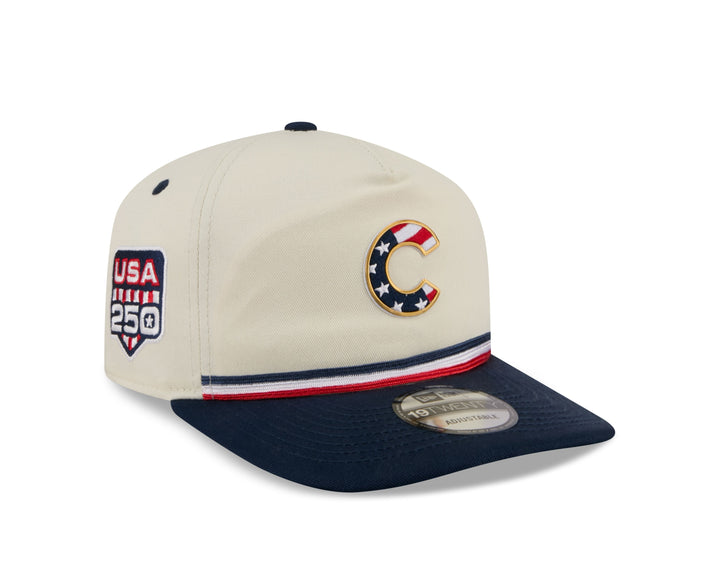 Chicago Cubs 2026 July 4th 1920 Snapback Cap in Cream by New Era Caps NEW ERA CAP COMPANY