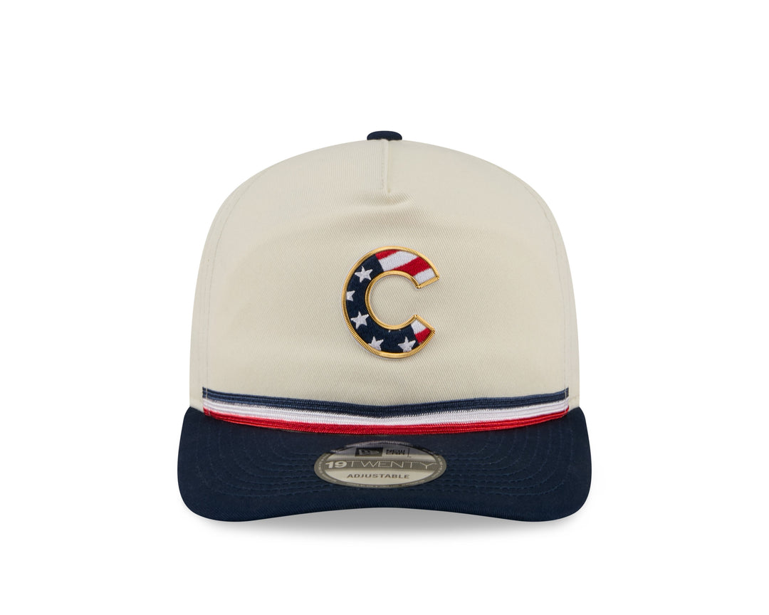 Chicago Cubs 2026 July 4th 1920 Snapback Cap in Cream by New Era Caps NEW ERA CAP COMPANY