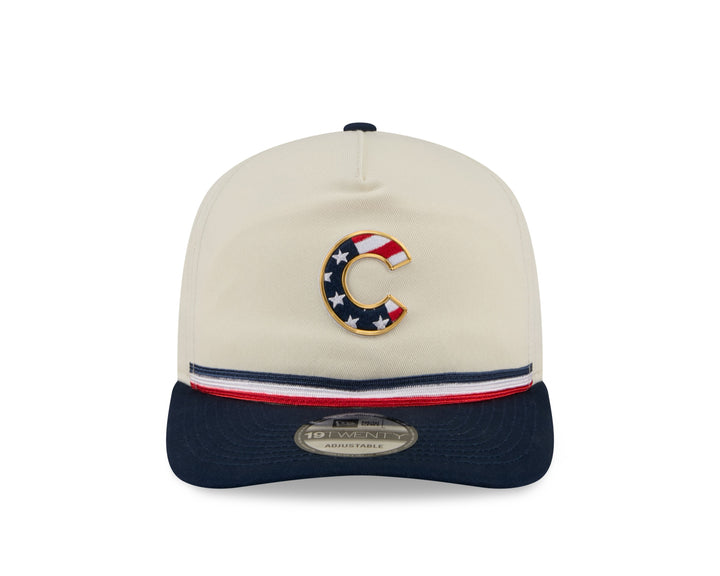 Chicago Cubs 2026 July 4th 1920 Snapback Cap in Cream by New Era Caps NEW ERA CAP COMPANY