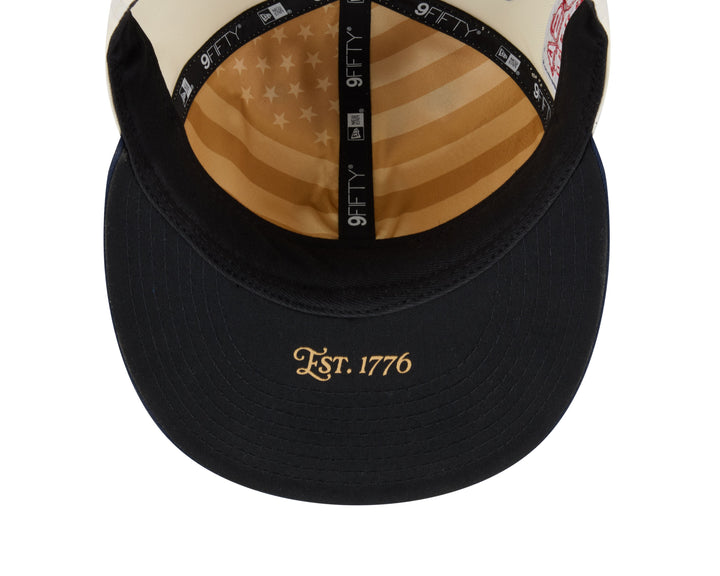 Chicago Cubs 2026 July 4th 1920 Snapback Cap in Cream by New Era Caps NEW ERA CAP COMPANY