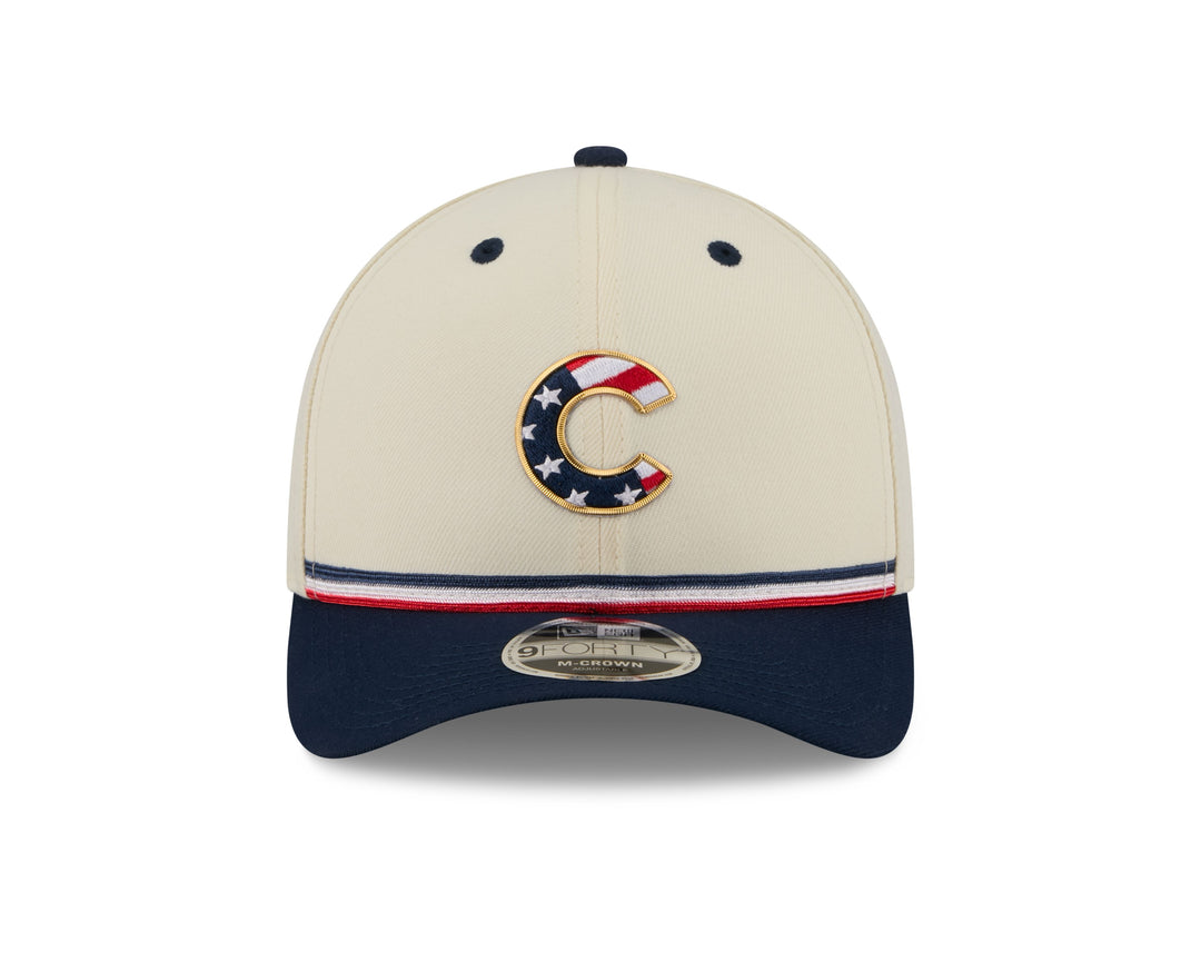 Chicago Cubs 2026 July 4th 9FORTY My Curve Cap by New Era Caps New Era