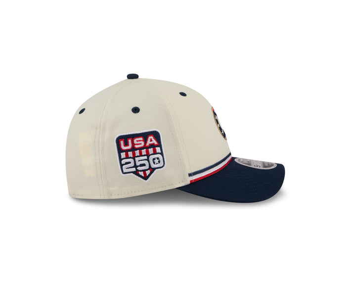 Chicago Cubs 2026 July 4th Youth &amp; Toddler Snapback Cap in Cream by New Era Caps NEW ERA CAP COMPANY
