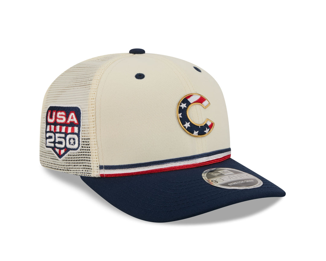 Chicago Cubs 2026 July 4th 39THIRTY Stretch Fit Cap by New Era Caps New Era