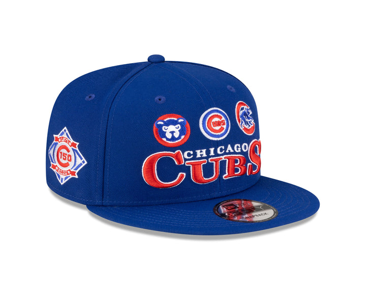 Chicago Cubs 150th Anniversary Logo Era 4 9FIFTY Snapback Cap in Royal by New Era Caps NEW ERA CAP COMPANY