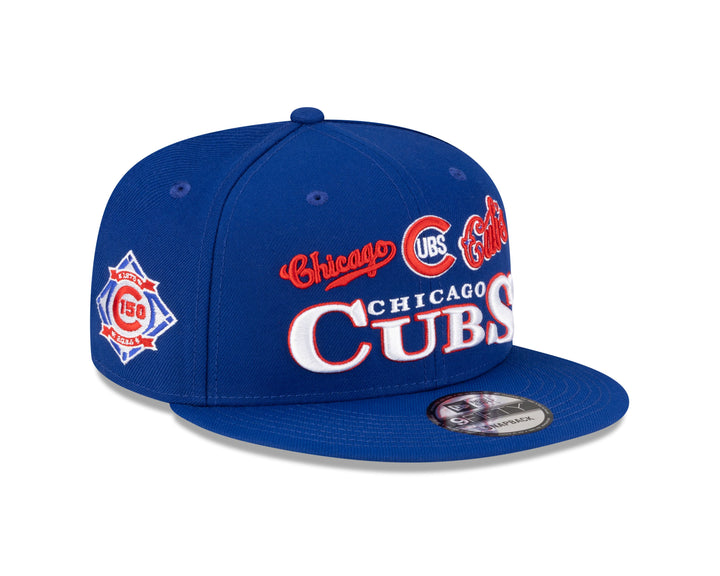 Chicago Cubs 150th Anniversary Logo Era 2 9FIFTY Snapback Cap in Royal by New Era Caps NEW ERA CAP COMPANY