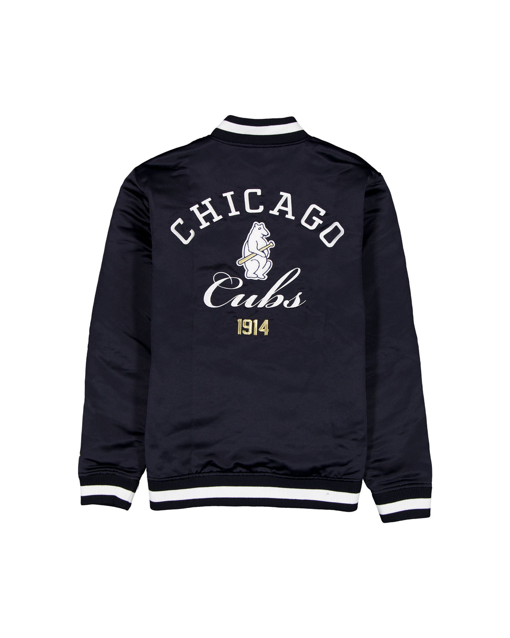 Chicago Cubs 150th Anniversary 1914 Logo Button Front Jacket by New Era Jackets NEW ERA CAP COMPANY