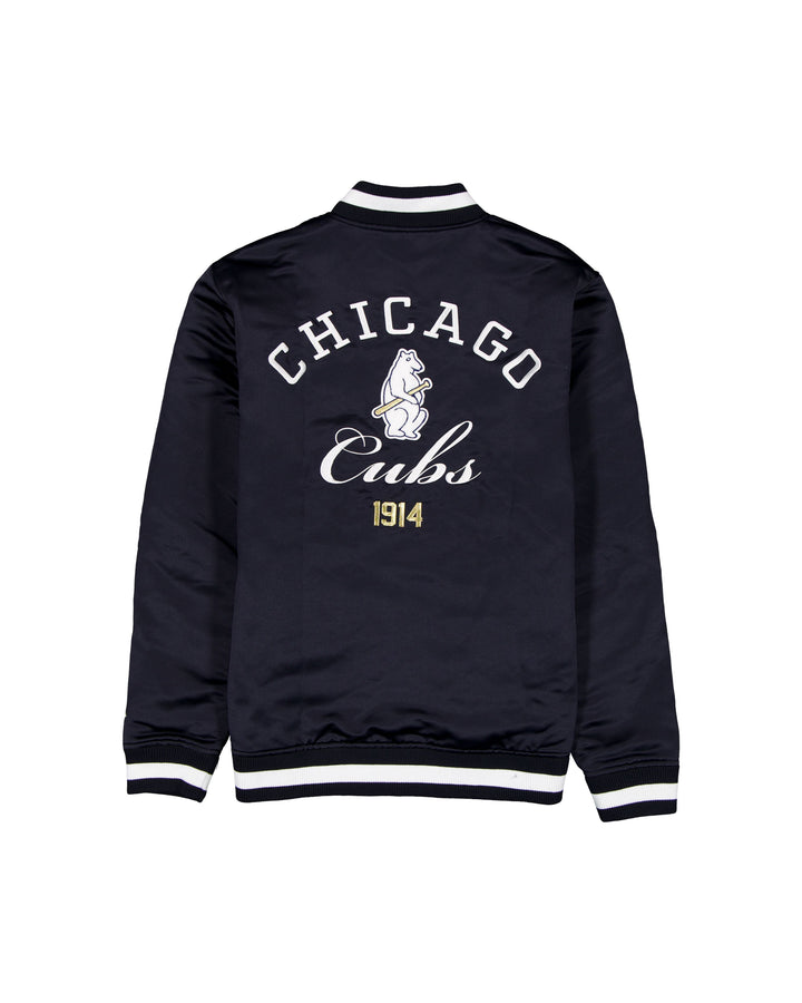 Chicago Cubs 150th Anniversary 1914 Logo Button Front Jacket by New Era Jackets NEW ERA CAP COMPANY