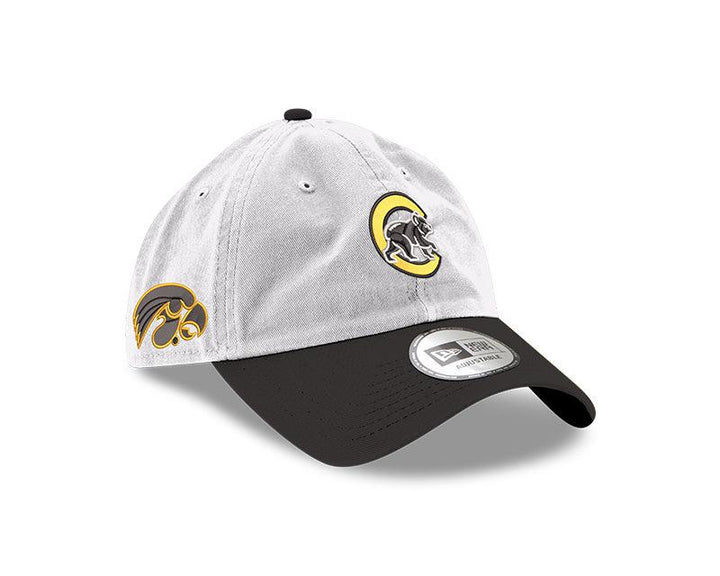 CHICAGO CUBS AND UNIVERSITY OF IOWA NEW ERA WALKING BEAR ADJUSTABLE CAP