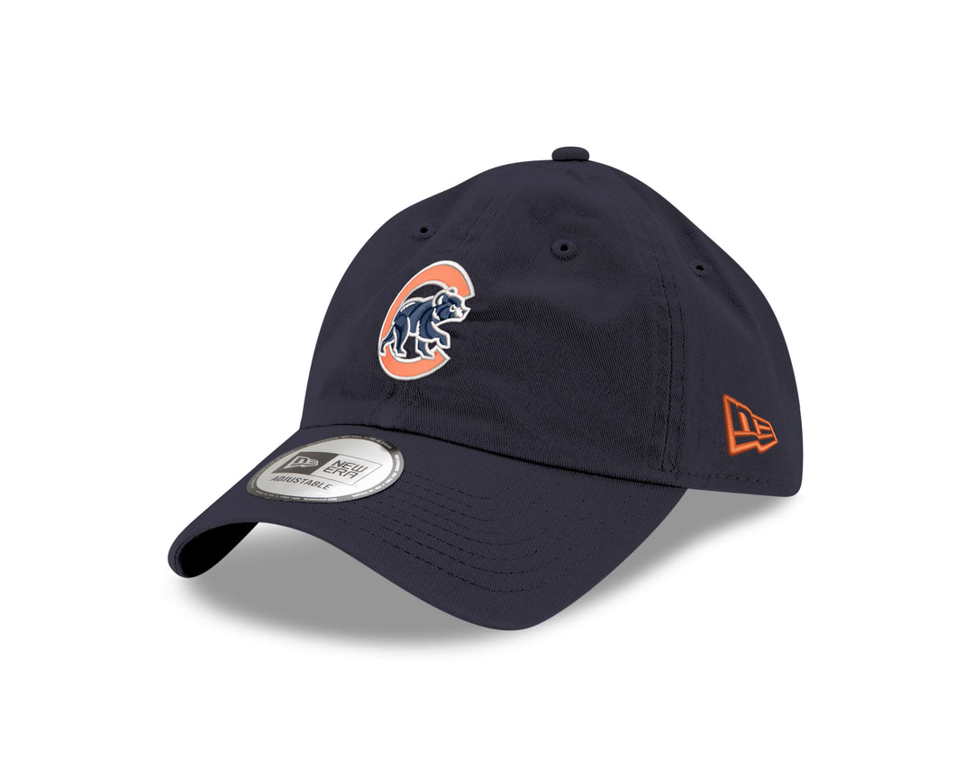 CHICAGO CUBS AND UNIVERSITY OF ILLINOIS NEW ERA WALKING BEAR ADJUSTABLE CAP