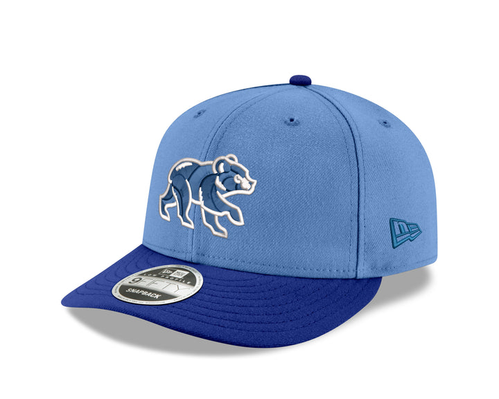 CHICAGO CUBS NEW ERA WALKING BEAR 9FIFTY TONAL BLUE SNAPBACK CAP