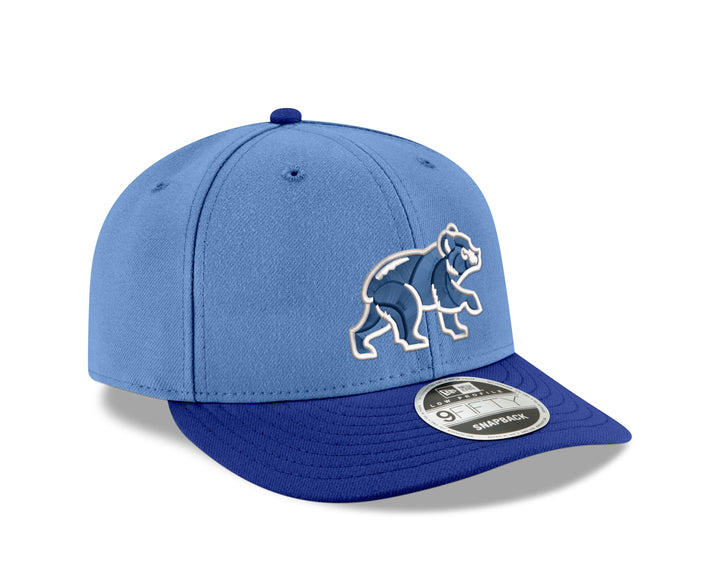 CHICAGO CUBS NEW ERA WALKING BEAR 9FIFTY TONAL BLUE SNAPBACK CAP Caps NEW ERA CAP COMPANY INC