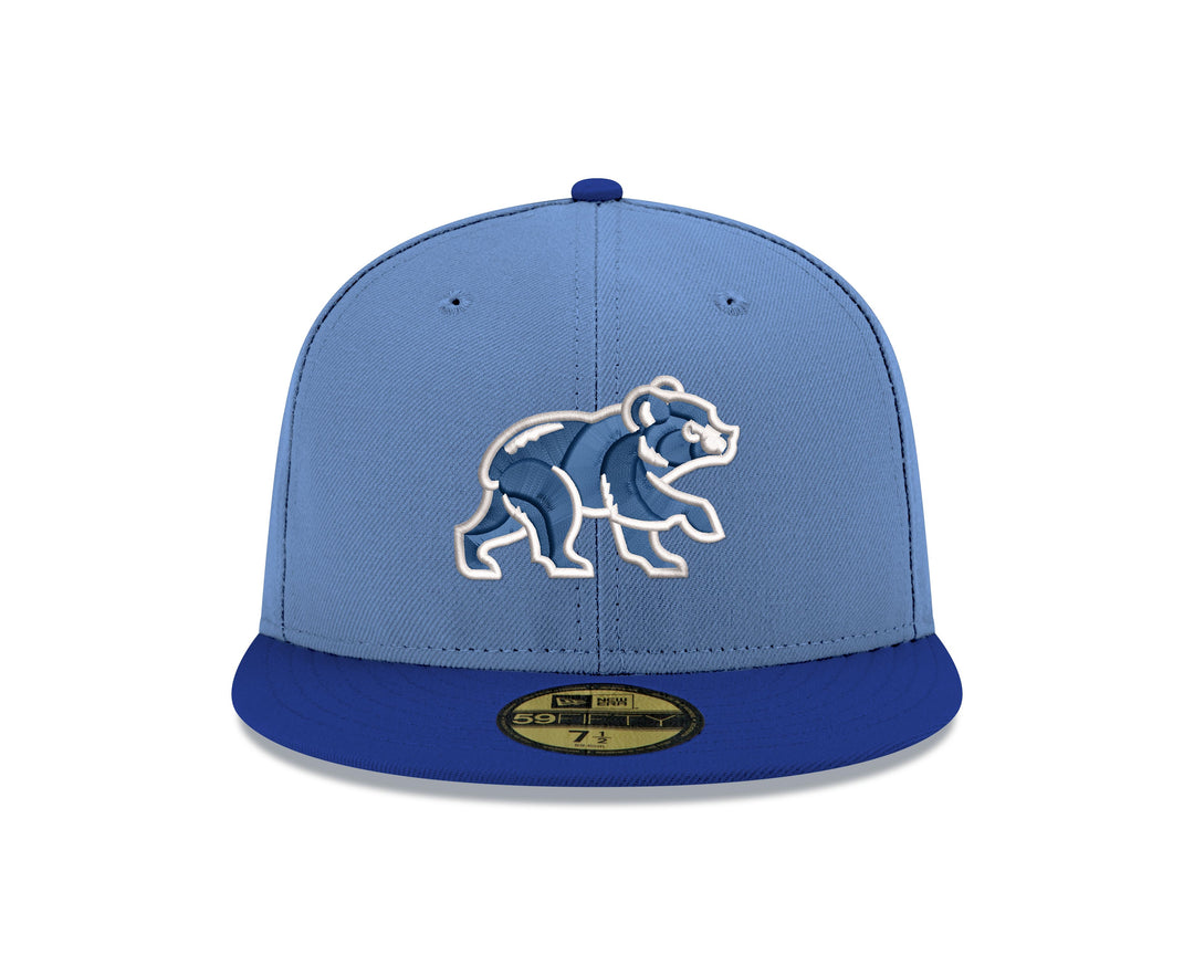 CHICAGO CUBS NEW ERA WALKING BEAR SKY BLUE 59FIFTY CAP Caps NEW ERA CAP COMPANY INC