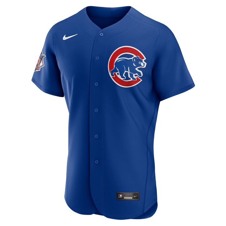 CHICAGO CUBS NIKE MEN'S ALTERNATE ROYAL BLUE PATCH JERSEY