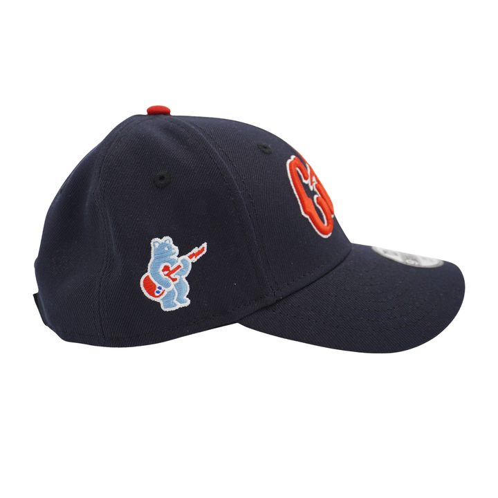 Chicago Cubs Alt 2 Electric Script Youth Navy 9Forty Cap by New Era Caps NEW ERA CAP COMPANY