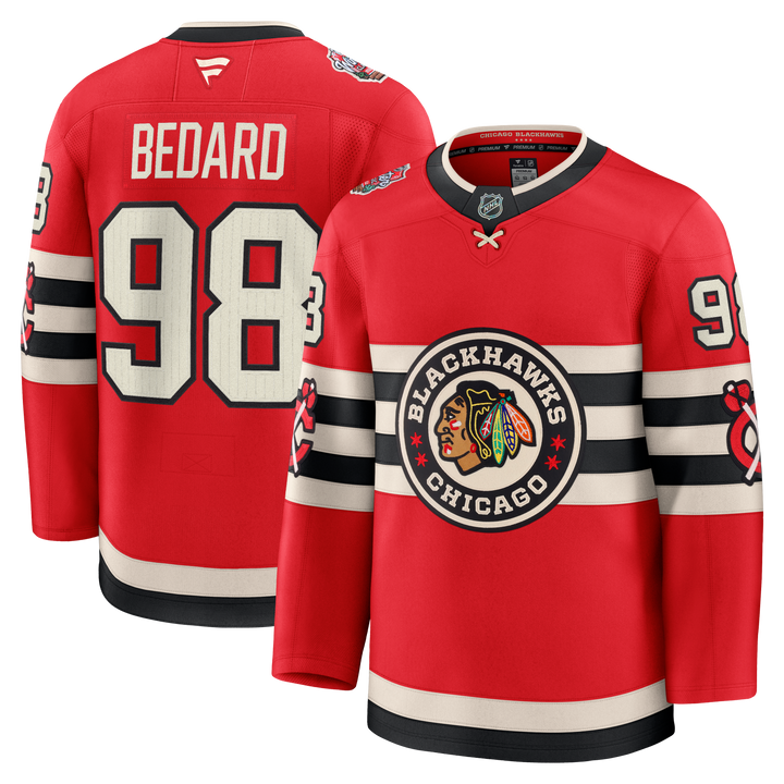 Connor Bedard Chicago Blackhawks Fanatics 2025 NHL Winter Classic Premium Player Jersey Jerseys FANATICS