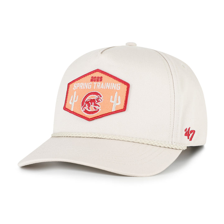Chicago Cubs 2026 Spring Training Walking Bear Hex Patch Bone Hitch Cap by '47 Brand Caps '47 Brand