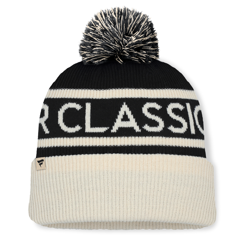 Chicago 2025 NHL Winter Classic Cuffed Knit Hat with Pom Knits FANATICS