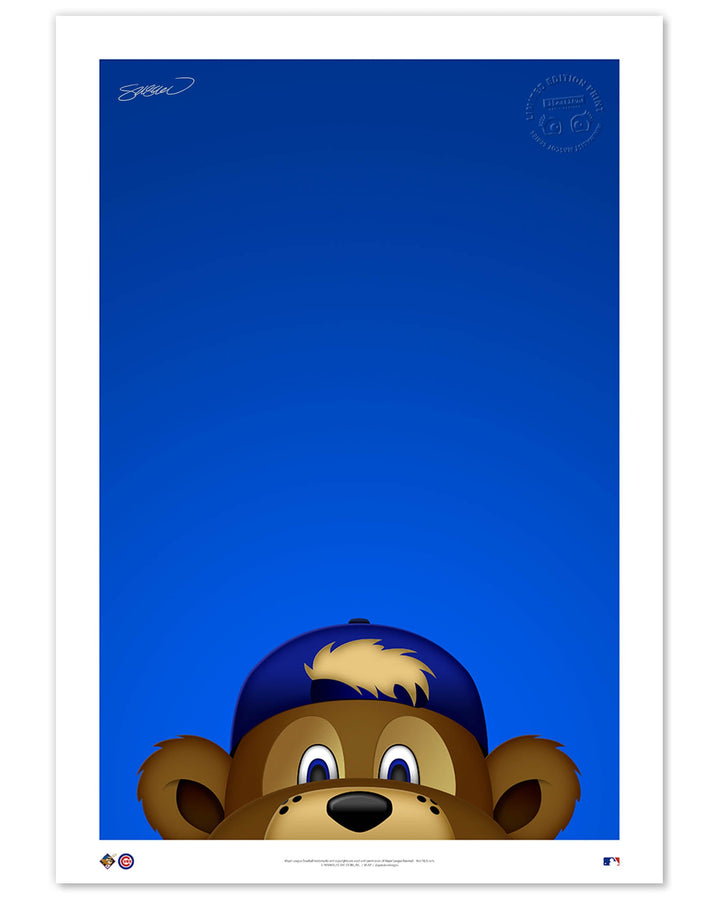 CHICAGO CUBS S. PRESTON CLARK THE CUB ART PRINT