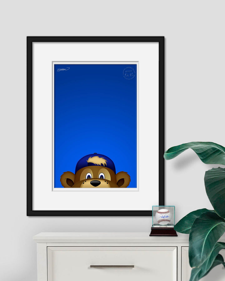 CHICAGO CUBS S. PRESTON CLARK THE CUB ART PRINT