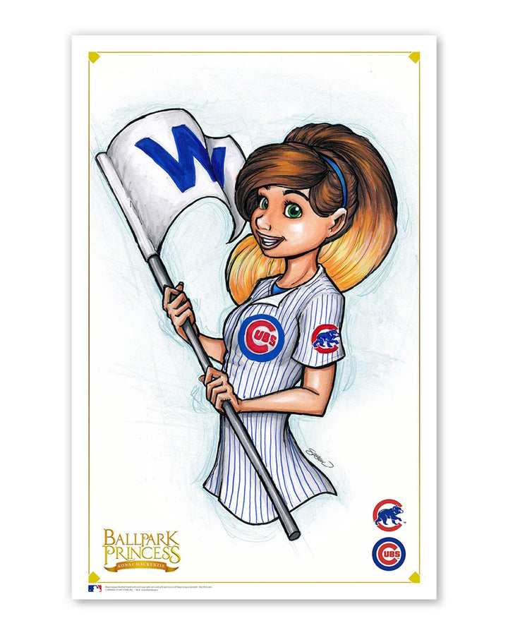 CHICAGO CUBS S. PRESTON KONNI MACKENZIE ART PRINT