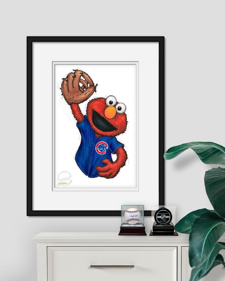 CHICAGO CUBS S. PRESTON ELMO x MLB ART PRINT