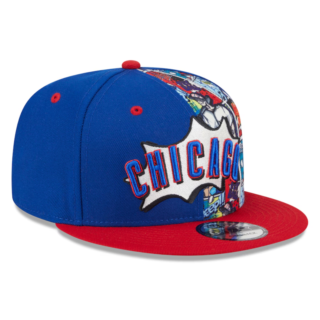Chicago Cubs 2025 Player Comic Youth 9Fifty Adjustable Cap by New Era Caps NEW ERA CAP COMPANY INC
