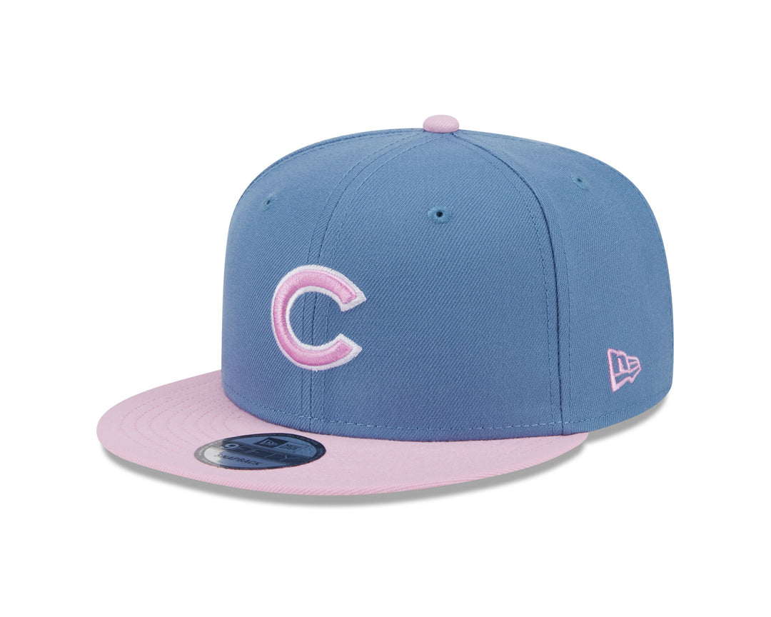 CHICAGO CUBS NEW ERA YOUTH TEAL AND PINK SNAPBACK CAP Caps NEW ERA CAP COMPANY INC