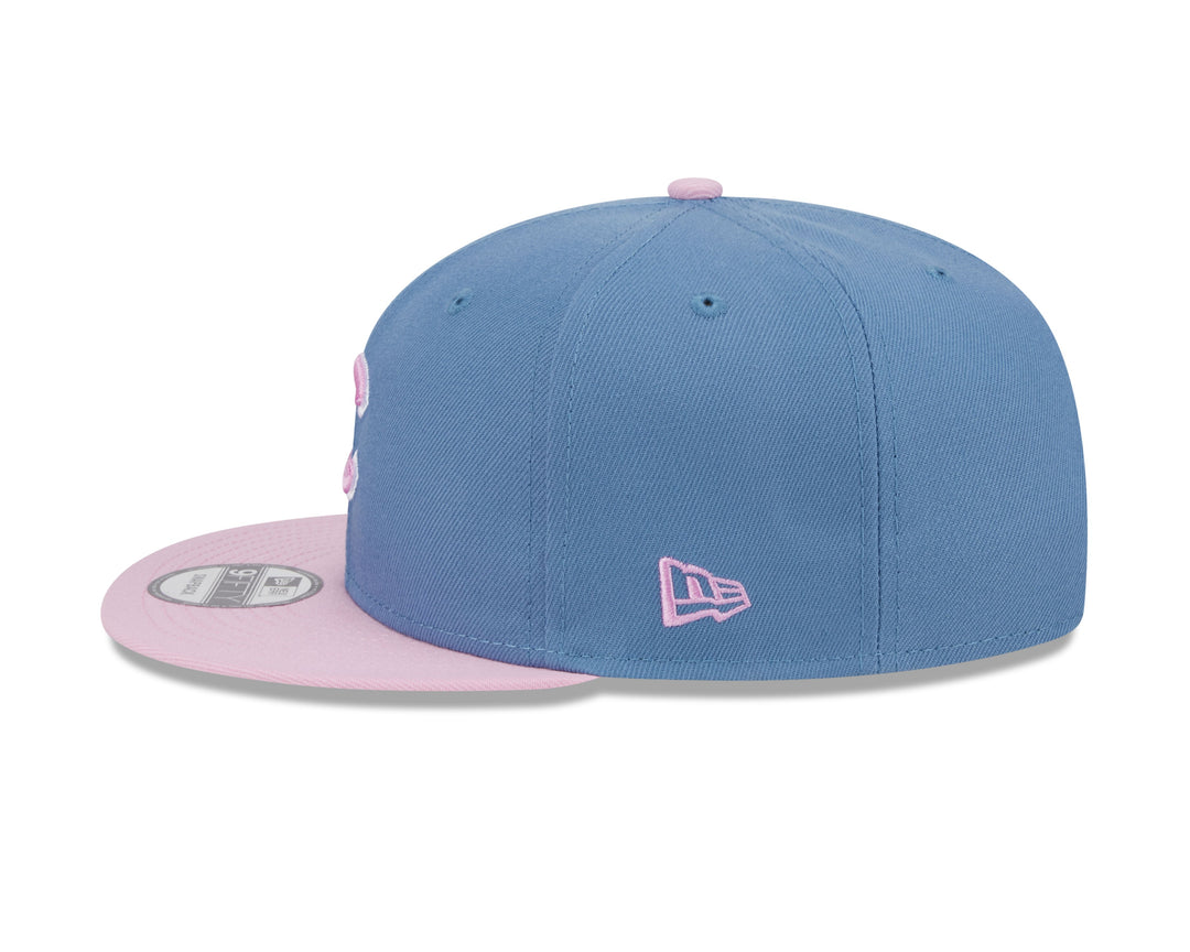 CHICAGO CUBS NEW ERA YOUTH TEAL AND PINK SNAPBACK CAP